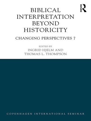 cover image of Biblical Interpretation Beyond Historicity